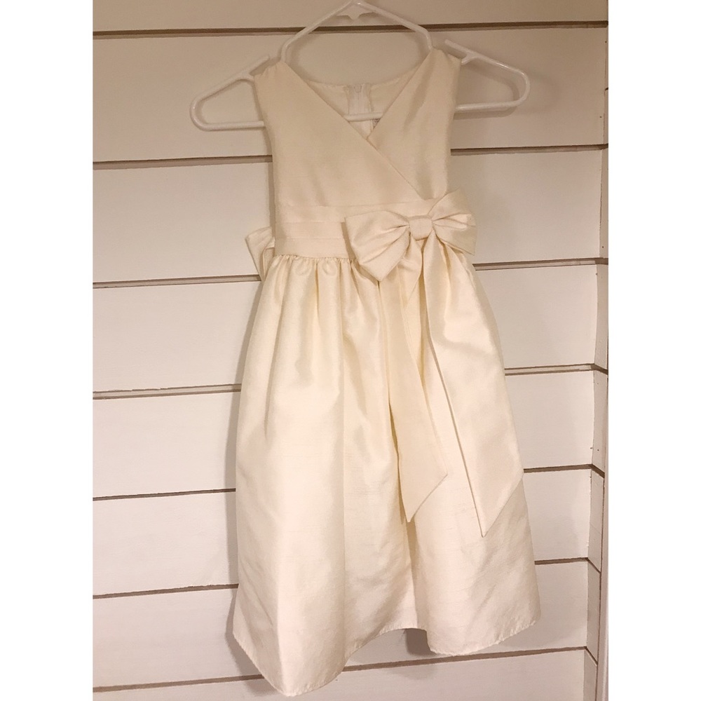 Cream Flower Girl Dress